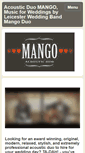 Mobile Screenshot of mangoacoustic.co.uk