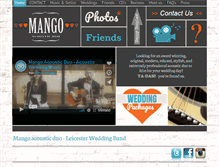 Tablet Screenshot of mangoacoustic.co.uk